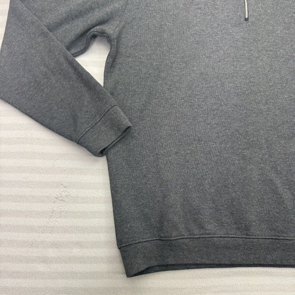 Nike Sweater Men L Gray Tiger Woods Collection Mock Neck 1/4 Zip Golf Pullover - Picture 3 of 10